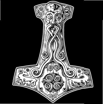 martillo de thor representacion