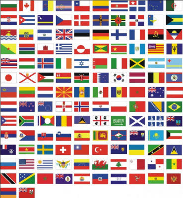 Símbolos patrios banderas del mundo