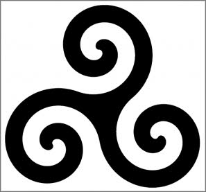 El trisquel simbolos celta