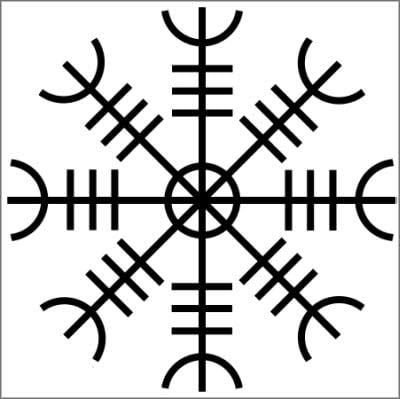 Aegishjalmur simbolos nordicos