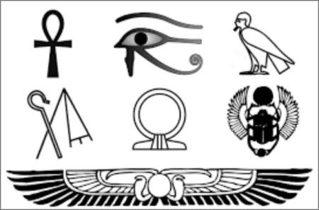 Símbolos Egipcios