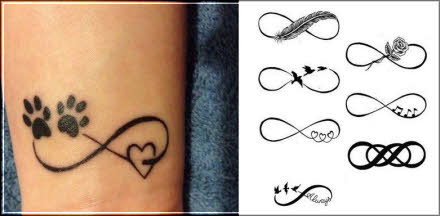 Tatuaje del símbolo infinito ideas y fotos