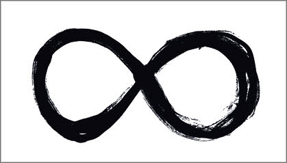El símbolo del infinito representa algo que no existe