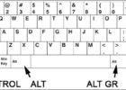 símbolos teclado