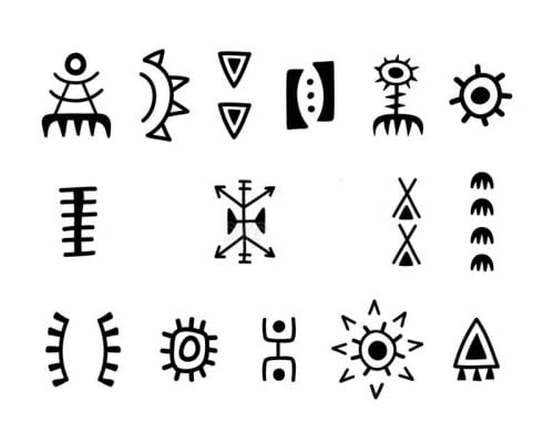 símbolos aztecas